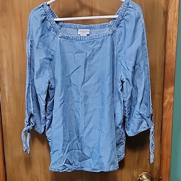 Liz Claiborne Blue Blouse - Picture 1 of 2